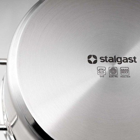 Medium pot with lid, steel, O 500 mm, V 62.8 l 012502 STALGAST