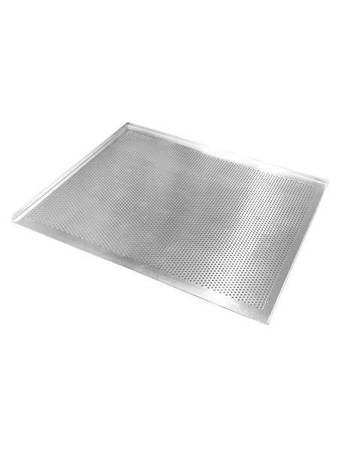 Perforated sheet metal 3 rants, with dimensions. 460x340 mm HENDI 617229