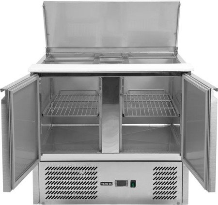 REFRIGERATED TABLE 240L 2 DOOR WITH LID | YG-05262