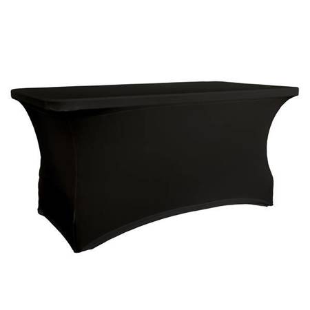 Rectangular table cover length. 182.9 cm black TOM-GAST code: V-P180-K