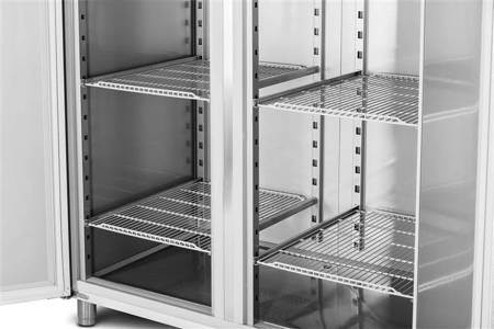 Refrigerated cabinet RQSEGC 1400 | GN 2/1 | aluminum-zinc coated steel | 1400 l | 1388x826x2008 mm