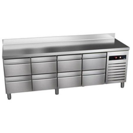 Refrigerated table with drawers 600 mm GREEN LINE GTP-6-250-08 D