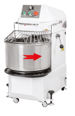 Spiral mixer for heavy dough RQS20A | 20 liters | 400V