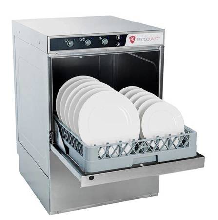 Universal catering dishwasher | RQ500DP | drain pump | 50x50cm basket