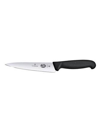 Victorinox Fibrox Kitchen Knife, wide blade, 15 cm, black HENDI 5.2003.15