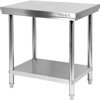 CENTER FOLDING TABLE WITH SHELF 800×600×H850 | YG-09000