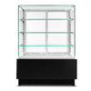 Dolce Visione Premium 1300 refrigerated confectionery display case | stainless steel interior | 1300x690x1300 mm