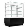 Dolce Visione Premium 1300 refrigerated confectionery display case | stainless steel interior | 1300x690x1300 mm