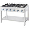 Gas cooker, 6-burner, screw-on, 700 mm, 32.5 kW, G30 STALGAST 978613