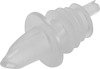 STOPPER WITH TUBE PLASTIC TRANSPARENT | YG-07131