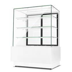 Dolce Visione Basic 900 BIANCO Süßwarenvitrine | 900x690x1300 mm | innen weiß