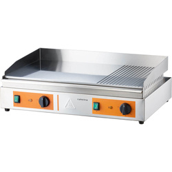 Grillplatte, 2/3 glatt, 1/3 geriffelt, Caterina, P 3,5 kW STALGAST 745104