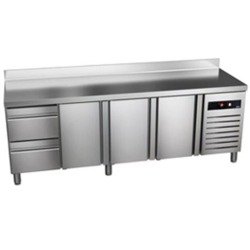 Kühltisch mit Schubladen 700 mm GN 1/1 GREEN LINE GTP-7-225-32 D