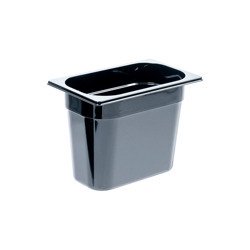 Stalgast GN-Behälter 1/4 200 schwarz Polycarbonat 154201