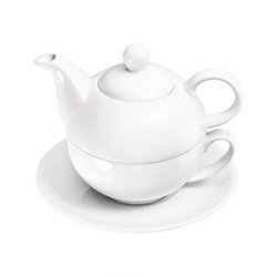Teekanne mit Tasse und Untertasse, Isabell, V 350 ml 388181 STALGAST