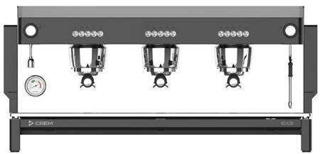 3-Gruppen-Kaffeemaschine EX3 3GR B | 4,35 kW | Einstiegsversion