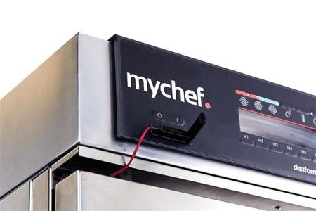 Gas-Kombidämpfer | mit Wagen | automatische Waschanlage | 20xGN1/1 | 40 kW | 230 V | Mychef iCook MAX 201G