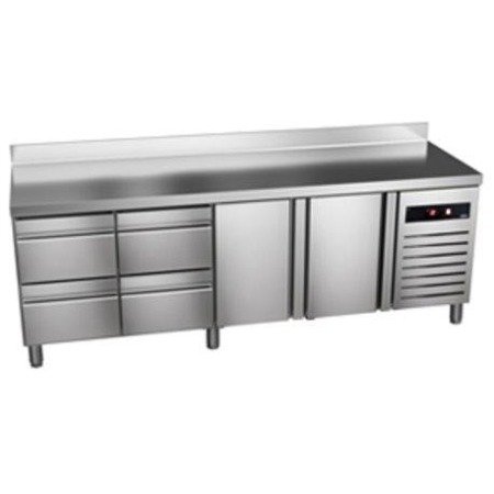 Kühltisch mit Schubladen 700 mm GN 1/1 GREEN LINE GTP-7-225-24 D