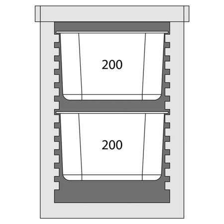 Transportthermoskanne, 6 x GN 1/1 65 mm 053870 STALGAST