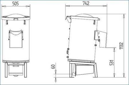 Zwiebelschäler | Edelstahl | 30 kg Last | 1,15 kW | C/E OP30