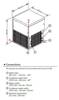 Frozen Stone Eiswürfelschale | 440 kg/24h | luftgekühltes System | MGT900A