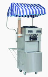 Maszyna do lodów włoskich | 2 smaki +mix | automat do lodów | nocne chłodzenie | pompa napowietrzająca | 2x13 l | 2x230 V Resto Quality RQMG36