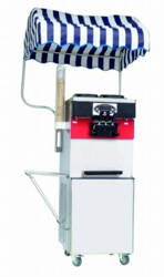 Maszyna do lodów włoskich | 2 smaki +mix | automat do lodów | nocne chłodzenie | pompa napowietrzająca | 2x13 l Resto Quality RQMG33A