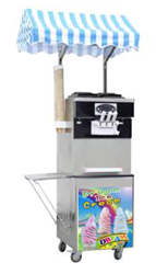 Maszyna do lodów włoskich | 2 smaki +mix | automat do lodów | pompa napowietrzająca | 2x13 l Resto Quality RQMG33B