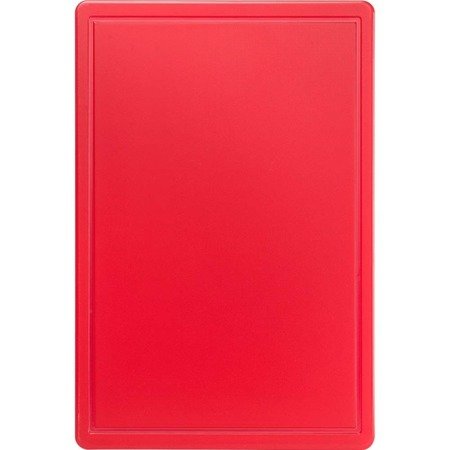 Deska do krojenia,  czerwona, HACCP, 600x400x18 mm 341631 STALGAST