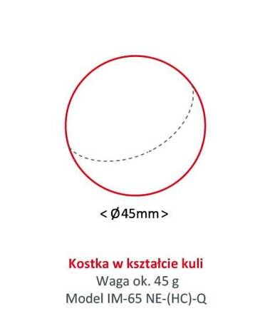 Kostkarka do lodu Hoshizaki IM-65NE-HC-Q | 28 kg/24h | chłodzona powietrzem | kostka kula | Ø 45 mm | RESTO QUALITY IM-65NE-HC-Q