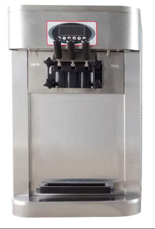 Maszyna do lodów włoskich | 2 smaki +mix | automat do lodów | nocne chłodzenie | pompa napowietrzająca | 2x7 l Resto Quality RQMG755