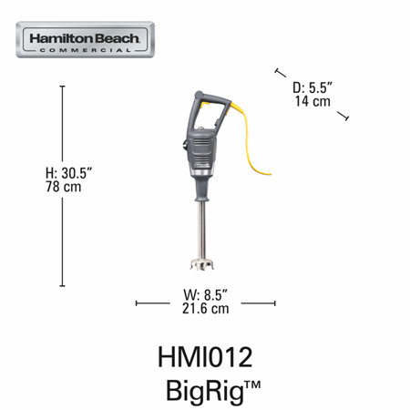 Mikser zanurzeniowy HMI012-CE BigRig™ 780x216 mm, Hamilton Beach Commercial