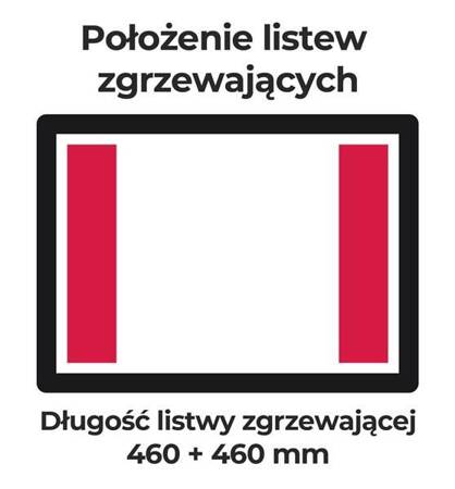 Pakowarka próżniowa komorowa iSENSOR M | wolnostojąca | listwa 460 + 460 mm | pompa BUSCH 40 m3/h | 1,12 kW | 930x607x1046 mm | przyłącze gazu obojętnego | FSMB42G2 | RESTO QUALITY FSMB42G2