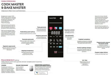 Piec konwekcyjno-parowy elektryczny | automatyczny system myjący | 10xGN1/1 | 12,6 kW | 400 V | Mychef COOK MASTER Compact 101E | RESTO QUALITY COOK MASTER Compact 101E