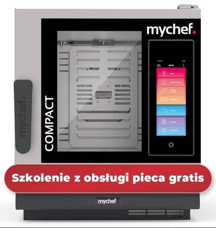 Piec konwekcyjno-parowy elektryczny | automatyczny system myjący | 6xGN1/1 | 7,3 kW | 400 V | Mychef iCook Compact 061E | RESTO QUALITY ICOOK Compact 061E