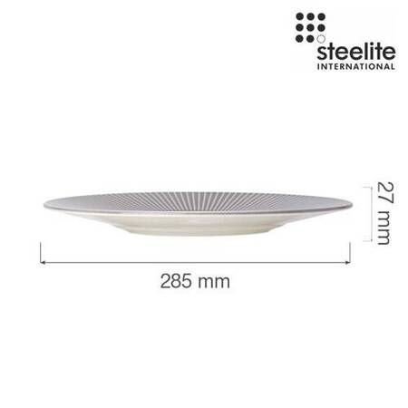 Talerz Gourmet ze średnim rantem Willow Mist 285 mm