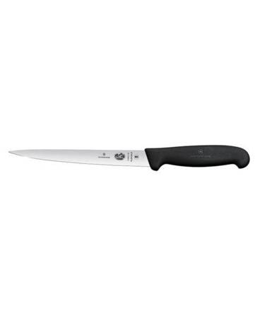 Victorinox Fibrox Nóż do filetowania, bardzo giętki, 18 cm, czarny HENDI 5.3813.18