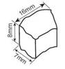 Kostkarko-grudkarka do lodu Frozen Stone  | 128 kg /24h | system chłodzenia powietrzem | MGT310A