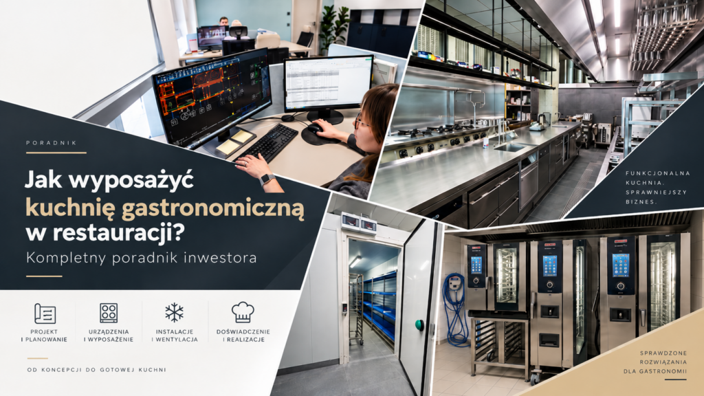 Wyposażenie kuchni gastronomicznej – projektowanie i dobór profesjonalnego sprzętu do lokalu gastronomicznego